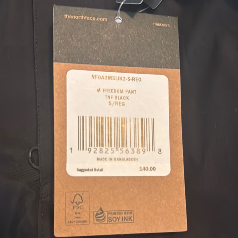 The North Face Black Freedom Pants